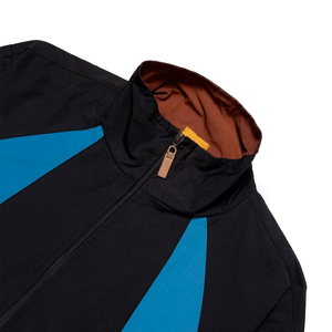 Wholesale Custom Logo Zip Stand Nylon Eco-Friendly Quick Dry Winter Thick Windbreaker <b>Jacket</b> Breathable Color Block <b>Men</b> - Product Image 3