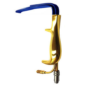 Retractor Mamario Profesional de Fibra Óptica Ferreira, Instrumento de Cirugía Plástica de Acero Inoxidable Chapado en Oro con Luz - Product Image 2