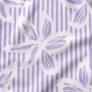 Riviera Palms Fleece Fabric Canopy Soft Combed Cotton Plain Arch Grove Palm Print Sleepwear - Product Image 5