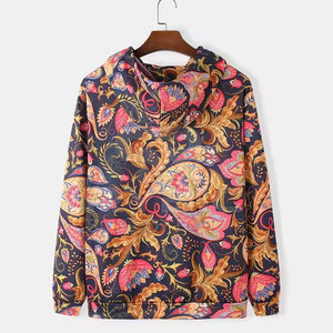 Sudadera con Capucha para Hombre, Estampado de Moda Urbana, Sublimación, Bolsillo Canguro, Corte Holgado, Informal, Invierno, Tallas Grandes, Precio Razonable - Product Image 2