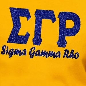 Sudadera Brillante con Letras Griegas de Sigma Gamma Rho para Mujer, Suéter Casual Suave con Diseño Personalizado para Hermandades - Product Image 3