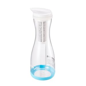 Dispenser d'Acqua in Vetro da 6 Tazze con Sistema di Filtraggio Rapido e Compatto, Adatto al Frigorifero, Caraffa Senza BPA - Product Image 1