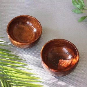 ชามเสิร์ฟไม้ชีแชมแบบหรูหราพร้อมผิวสัมผัสด้าน - ขายส่ง - Product Image 4