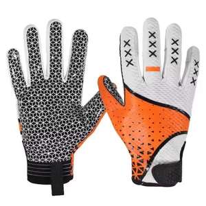 Vente flash - Gants de football américain de qualité supérieure, légers, en cuir synthétique latex, écran tactile, logo personnalisé - Product Image 5