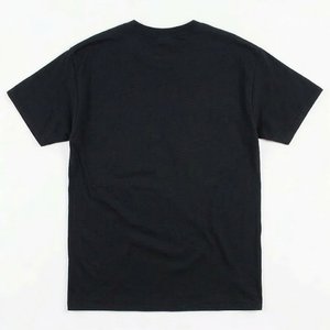 New RTS Custom DTF Logo Black Men's O-neck Shirts High Selling Article High Quality <b>100</b>% Cotton <b>Polyester</b> Highstreet Breathable - Product Image 2