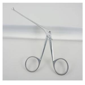 Tijeras Quirúrgicas Manuales Hosanna Bellucci para Oído, Acero Inoxidable, Uso ORL, Curvadas a la Izquierda, 13.5cm, Recubrimiento Negro, Certificación CE - Product Image 1