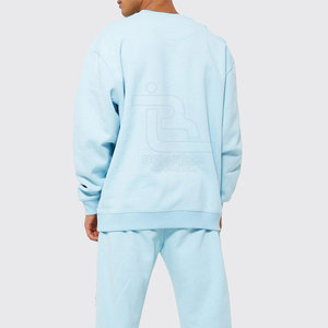 Sweat-shirts d'hiver pour hommes, effet usé, couleur unie, vente en gros de sweat-shirts usés pour hommes - Product Image 4