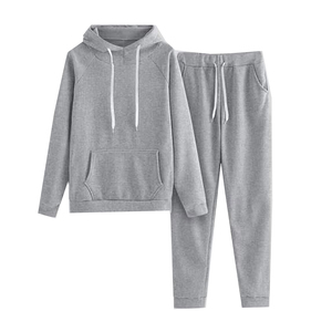 Conjunto Deportivo de 2 Piezas con Logotipo Personalizado Bordado, Ecológico, 100% Algodón, Cierre con Cordón, Top Corto y Pantalones Deportivos para Mujer - Product Image 2