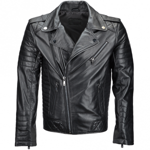 Chaqueta de cuero personalizada, color vintage genuino, chaqueta de cuero vacuno de la mejor calidad para hombre - Product Image 1