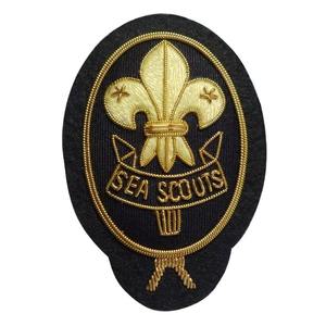 Patch brodé sur mesure en fil d'or pour blazer, motif de blason de poche en fil français, personnalisable pour vêtements, en matériau métallique - Product Image 6