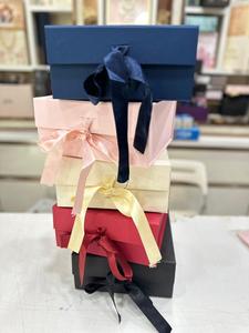 Magnetic Paper Gift <b>Box</b> with Ribbon Closure Custom Packaging <b>Box</b> <b>for</b> Wedding Birthday <b>Present</b> Hamper Jewelry <b>Box</b> - Product Image 6