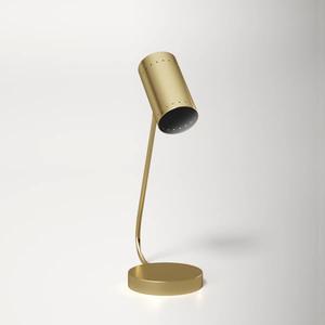 โคมไฟตั้งโต๊ะทองเหลืองโบราณทรงคลาสสิก ของตกแต่งหรูหรา - Product Image 4