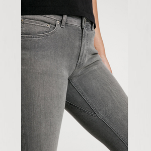 Jean droit taille mi-haute pour femme 100% Coton Écologique Coupe Ample Délavé Prix de Gros Nouveautés Jeans Femme - Product Image 5