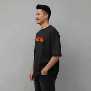 เสื้อยืดโอเวอร์ไซส์ผู้ชายแบบสั่งทำพิเศษ พิมพ์โลโก้ตามต้องการ ผ้าฝ้าย 100% คอกลม แขนสั้น เสื้อยืดน้ำหนักเบา สำหรับทุกเพศ - Product Image 3