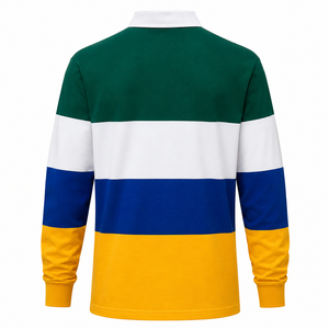 เสื้อโปโลรักบี้แขนยาวขายส่ง ผู้ผลิต OEM รับผลิตเสื้อรักบี้ทีมตามสั่ง โรงงานส่งออก ผู้จัดจำหน่าย รับผลิตเสื้อกีฬาแบรนด์ส่วนตัว - Product Image 2