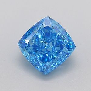 Diamant de laboratoire CVD de 1,58 ct, taille coussin, bleu vif fantaisie, VS1, certifié IGI - Product Image 1