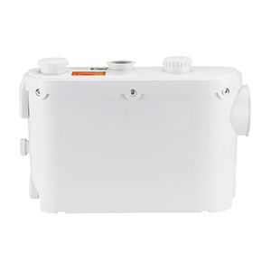 500W Macerator <b>Pump</b> with 29 GPM Flow 26 Ft/8 m Head Wall Hung Toilet 4 Water Inlets for Shower Room <b>Waste</b> Water Disposal - Product Image 2