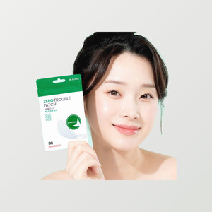 Patchs hydrocolloïdes coréens anti-acné Dr Plinus Zero Trouble, fabriqués en Corée, pour le visage, avec étui. - Product Image 4