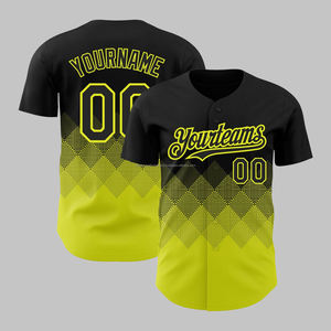 Venta al por mayor uniforme de softbol en blanco personalizado digital impreso OEM ropa de béisbol bordado logotipo número hombres camiseta de béisbol a rayas - Product Image 1