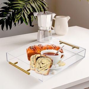 Bandeja Acrílica Grande para Restaurantes y Hoteles, Bandeja de Servicio Acrílica para Cocina, Decoración para el Hogar - Product Image 4