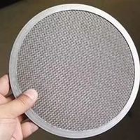 Paket Disc Filter Mesh Baja Tahan Karat 304, Layar Tenun Multilayer untuk Filtrasi Cairan Polimer dan Industri Ekstrusi