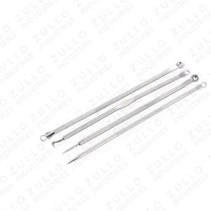 Kit d'outils d'extraction d'acné et de points noirs en acier inoxydable – Extracteur de boutons multifonctionnel professionnel pour le visage – Aiguille anti-acné en gros - Product Image 1