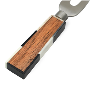 Premium High Stainless Steel <b>Cheese</b> <b>Knife</b> <b>Set</b> Resin Handles 4-Piece Polished Blades Ambidextrous Design Luxury Kitchen Tableware - Product Image 4