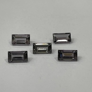 Haute qualité naturel gris spinelle Baguette pierres coupées non chauffé non traité cristal bleu pour collier utilisation prix de vente en gros - Product Image 3