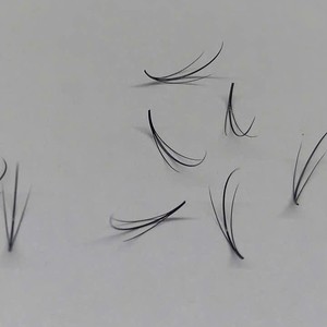 Extensions de cils en éventail préfabriquées de qualité supérieure en gros, en cheveux synthétiques, effet volume naturel, longues, 3D 5D 7D 9D, longueurs mixtes, marque privée - Product Image 2