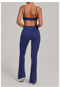 Conjunto de Yoga para Mujer, 2 Piezas, Transpirable, Spandex/Nylon, Leggings de Cintura Alta y Chaqueta, Secado Rápido, Ropa Deportiva - Product Image 5
