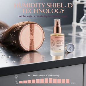 Perawatan kulit kepala minyak Jojoba bersertifikat Eco OEM Sebum penyeimbang, pengurang <span class=keywords><strong>Psoriasis</strong></span>, Vegan & bebas gizi - Product Image 4