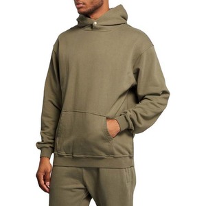 Sudadera con Capucha Personalizable para Hombre, de Algodón y Poliéster, Gruesa, con Forro Polar Térmico, Diseño Liso Teñido - Product Image 1