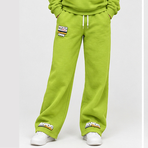 Conjunto Deportivo Personalizado para Mujer, Estilo Casual, Poliéster/Algodón, con Detalle de Estampado Puff y Corte Holgado, Ropa Moderna para Mujer - Product Image 5