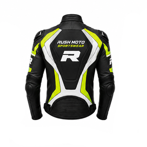 Top trending heavyweight low MOQ Men's Motorbike Leather <b>Jacket</b> High Quality <b>Motorcycle</b> Riding <b>Jacket</b> Personalized OEM/ODM - Product Image 2