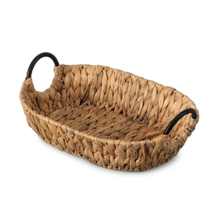 Sustainable Seagrass Tray Versatile <b>Storage</b> For Seasonal Holiday Decorations And Festive <b>Table</b> Setup - Product Image 2