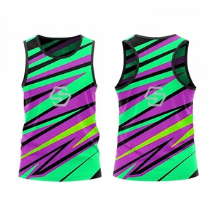 Men's Breathable Tank Top Athletic Sports <b>Running</b> <b>Singlet</b> Sublimation Printed Team Sportswear Shirt Custom LOGO/Pattern - Product Image 1