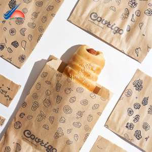 Sacs en papier imprimés de qualité supérieure, adaptés aux aliments, pour sandwichs et pains longs - Product Image 3