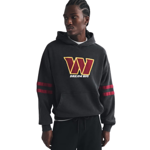 Sweat à capuche unisexe noir personnalisé style universitaire avec manches patchwork, logo lettre, streetwear, 100% coton, molleton surdimensionné, OEM, marque privée - Product Image 3