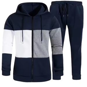 ชุดวอร์มลำลองฤดูหนาว ผ้าฝ้าย 100% สีพื้นหลากสี มีฮู้ด พร้อมเชือกผูกและกางเกงเอวยางยืด รุ่น 2026 - Product Image 3