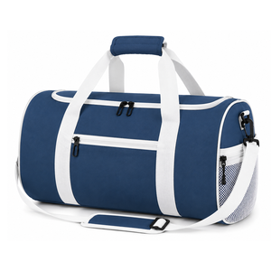 Bolsa Deportiva de Nailon Rosa de Color Sólido con Cierre de Cremallera, Compartimento para Zapatos, para Ejercicio y Fitness, Bolsas Deportivas Personalizadas - Product Image 4
