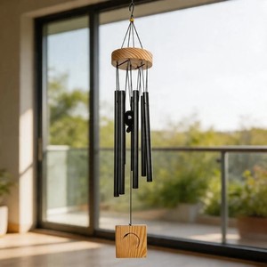Metal Tube Wind Chime Hanging Decorative <b>Garden</b> Patio Outdoor Decor - Product Image 1