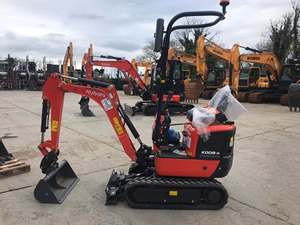 รถขุดขนาดเล็ก Kubota K008-5 รถตักตีนตะขาบ รถตักล้อยาง รถตักหน้า  กระบอกไฮดรอลิก Huade  เกียร์ ปั๊ม  ลูกปืน มอเตอร์ - Product Image 6