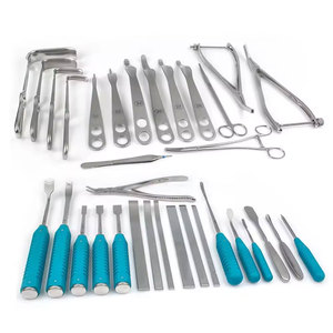Kit d'instruments orthopédiques pour ostéotomie périacétabulaire (PAO) Azicon en acier inoxydable : Osteotomes courbés, écarteurs pelviens, burins - Product Image 6
