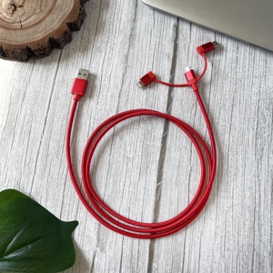 Câble de charge universel 3-en-1 à succès pour mobiles, ordinateurs, tablettes et plus, avec connecteurs USB-A/Type-C - Product Image 4