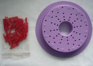 Tissage floral HC0025 |   Kit de métier à tisser pour fleurs en tricot, pour le bricolage et les travaux manuels en laine - Product Image 5