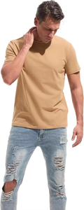 Camiseta de Verano de Alta Calidad para Hombre, Camisetas Personalizadas Transpirables con Pedrería, Camiseta con Logotipo Personalizado con Pedrería para Hombre - Product Image 4