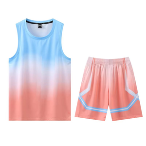 Uniformes de Baloncesto de Diseño de Fábrica, Conjuntos Cortos Transpirables, Uniformes de Equipo con Sublimación, Hechos a Medida, Tallas Grandes - Product Image 2