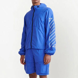 Custom Men's Winter Plus Size Baggy Sportswear Windbreaker Track Suits Zip Training Joggers Organic Cotton <b>Wind</b> <b>Breaker</b> Wrinkle - Product Image 4