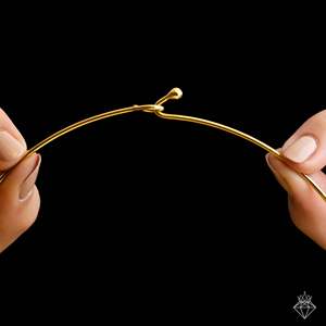 PRAO Collar de estrella chapado en oro Accesorio de moda antideslustre - Product Image 1