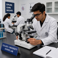 Microscopio Petrográfico LED |   Polarizador Montado |   Microscopio Geológico de Sección Delgada |   Equipo de Laboratorio para Análisis de Minerales y Rocas